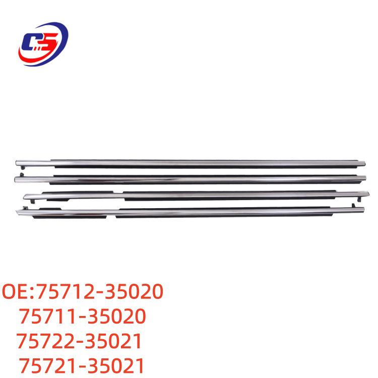 Toyota Tundra/4Runner Electroplated Exterior Window Trim Water Shield (75721-35021) 2010-2024.