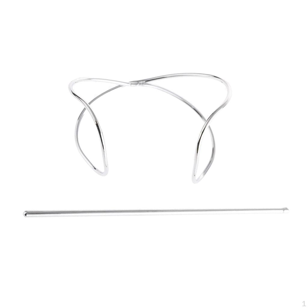 Women Boho Hairpin Stick Pin Hair Slide Clip Držák drdolu Příslušenství