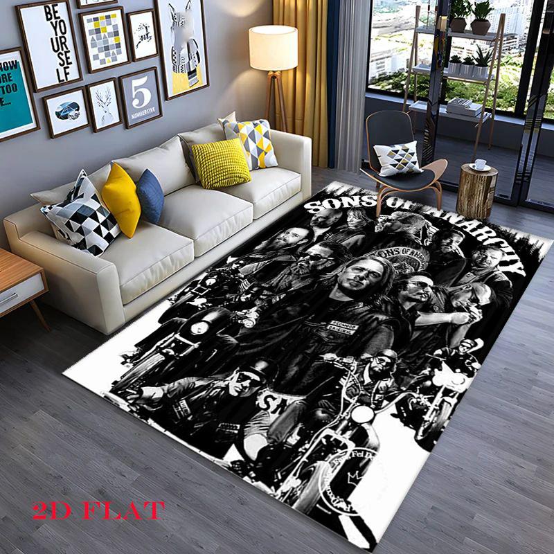 Fx Horror Season Cast Print Carpet Floor Mats Suitable For All Seasons Dormitory Decoration Art Room