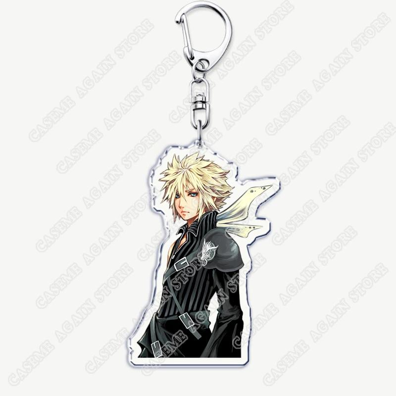 Portachiavi Gioco d'Azione per Accessori Portachiavi Gioielli Portachiavi Cloud Strife Ffvii Tifa Sephiroth Vincent Valentine Regali per Fan