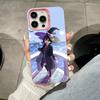 Wandering Witch Saya Phone Case for iPhone 17 16 15 14 13 12 11 X XR XS Air Pro Max Plus Pink Colorful Silver Cover