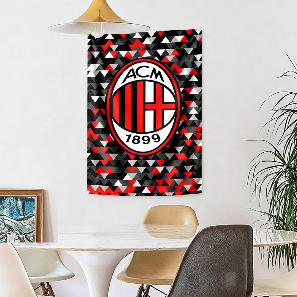 Ac Milan Wall Decor Tapestry Art For Pet Memorial Birthdaywedding Party Backdrop Family Gift
