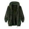 Men Fleece Hooded Jacket Winter Warm Zip Up Sweatshirt Soft Breathable Coat Casual Outerwear