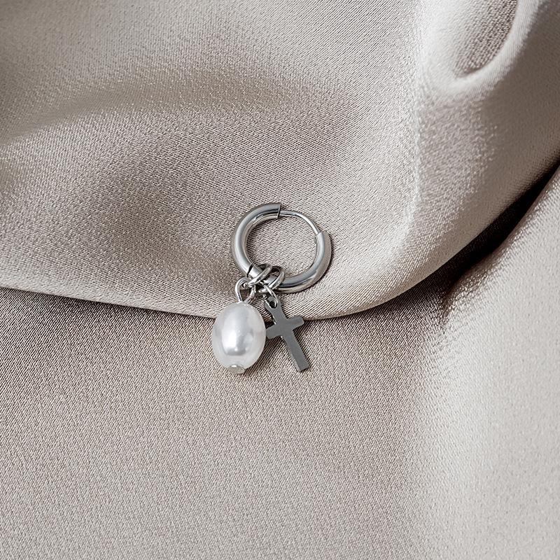 Asymmetrical Rhinestone Drop Earrings - Korean Style, Trendy & Unique Geometric Jewelry for Women