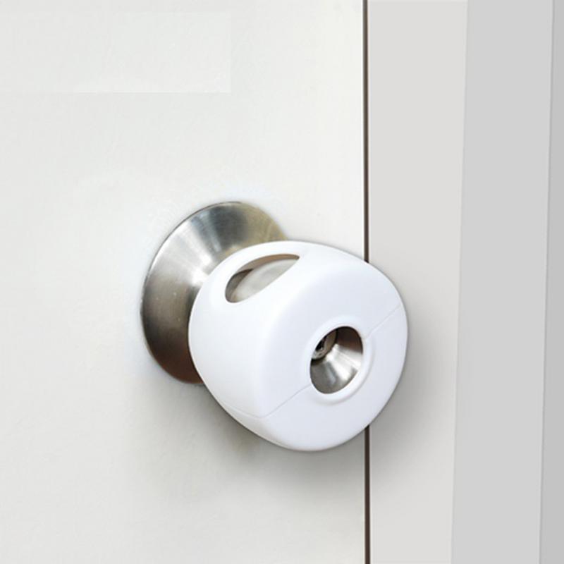 Round Ball Lock Anti-collision Cover Child Safety Doorknob Cover Room Door Handle Anti-collision Cover Doorknob Crash Protector