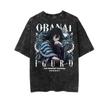 Tricou Anime Demon Slayer Iguro Obanai Tricou Bărbați Femei Haine Vintage Spalată Streetwear Mânecă Scurtă Bumbac