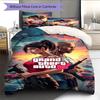 Juego de Edredón con Estampado de GTA Funda de Edredón Funda de Almohada Decoración del Hogar Regalo de Cumpleaños (1 * funda nórdica + 2 * fundas de almohada, sin núcleo)