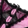 Damen-Slip, durchsichtig, offener Rücken, Knickers, Spitze, ouvert, Höschen, sexy Dessous, Unterwäsche