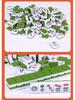 Compact Travel Mahjong Set - 24mm & 30mm Tiles, Solid Carved Sparrow Design, Ideal for Dorms and Table Games