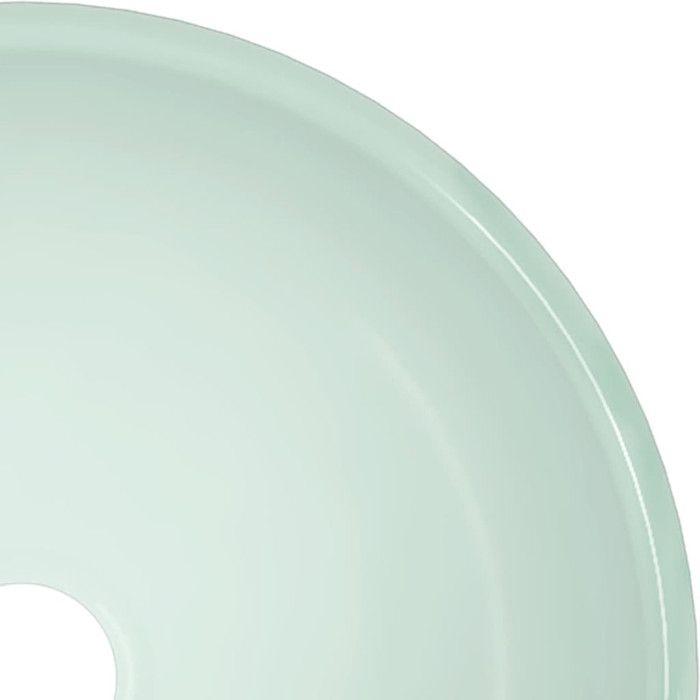 VidaXL Lavabo Vasque à Poser de Toilette Lave-mains de Salle de Bain Lavabo de Salle d'Eau Maison Intérieur Verre Trempé 345253