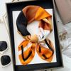 Elegant And Thin Square Scarf, Gentle And Intellectual With Decorative Scarf, Summer Fashionable And Versatile Sunscreen Silk Scarf