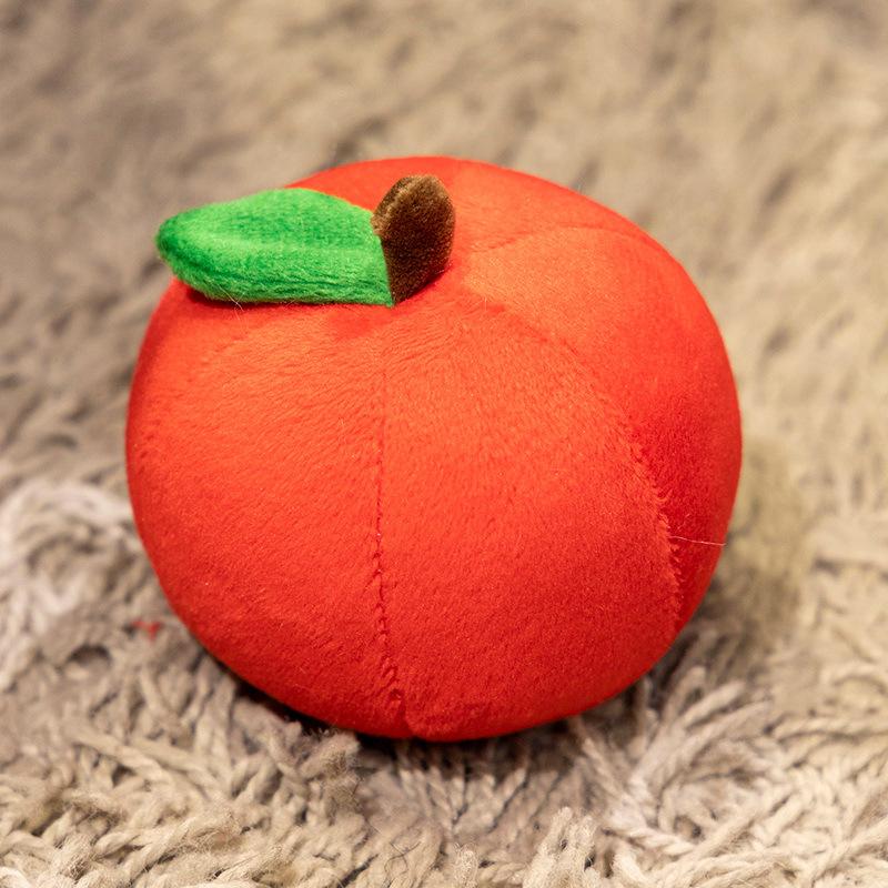 

Series Christmas Dolls Bear Xmas Tree Gingerbread Man Deer Plush Toy Decoration Apple 8cm