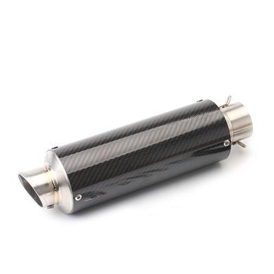Universal 51mm Motorcycle Exhaust Carbon Fiber Muffler With DB Killer For R15 DUKE125 Z400 R25 Mt15 Cbr500 PCX