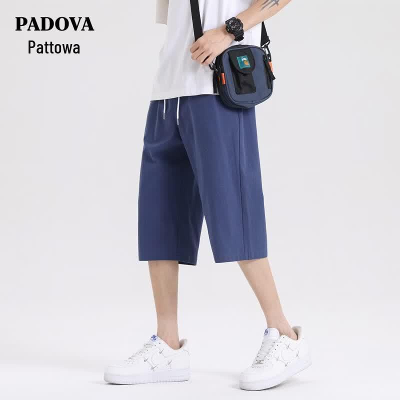 

Patuowa Men s Thin Cotton Seven-Point Sports Shorts 3XL