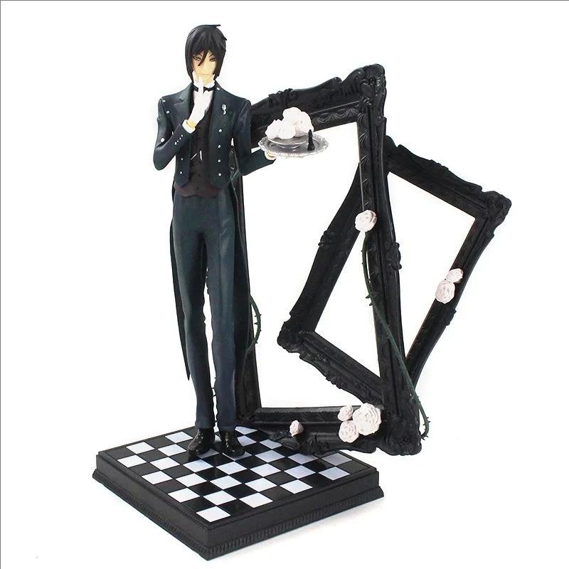Mayordomo Negro Ciel Phantomhive Michaelis Figura de Anime Modelo Estatua Colección para Niños Decoración de Escritorio Adorno Juguete