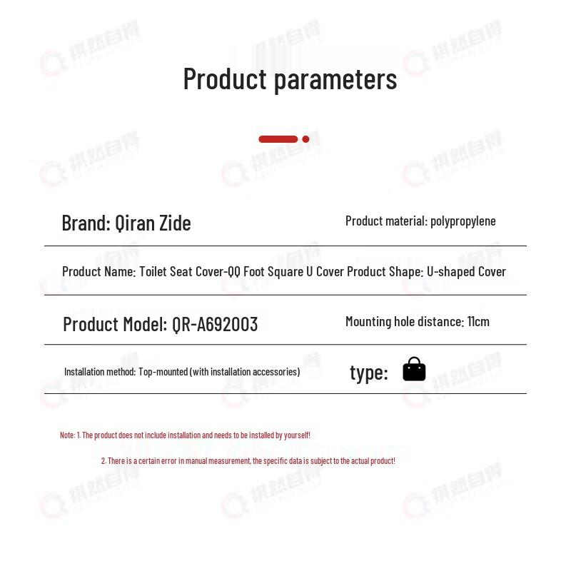 Soft-Close Quick-Release U-Shaped Toilet Seat