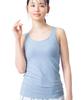 Cotton Blend Comfortable Beautiful Bust Silhouette Bra Top Cotton Blend Bra Top ET1132 BU1 M [Wing/Wacoal] S~4L (body Fabric) [Synchronized Type]