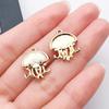 UV Zinc Alloy Jellyfish Pendant Jewelry Kit