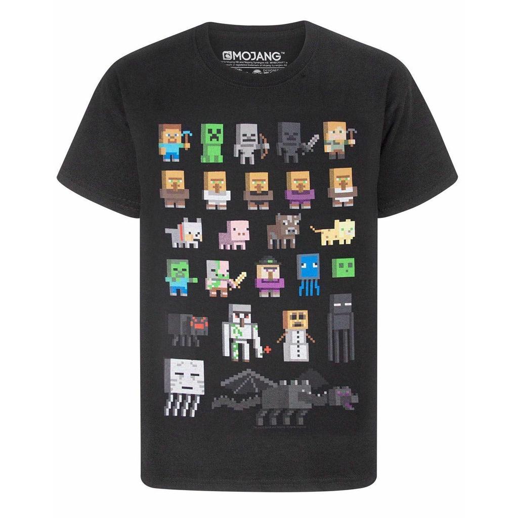 Minecraft Childrens/Kids Sprites Short-Sleeved T-Shirt