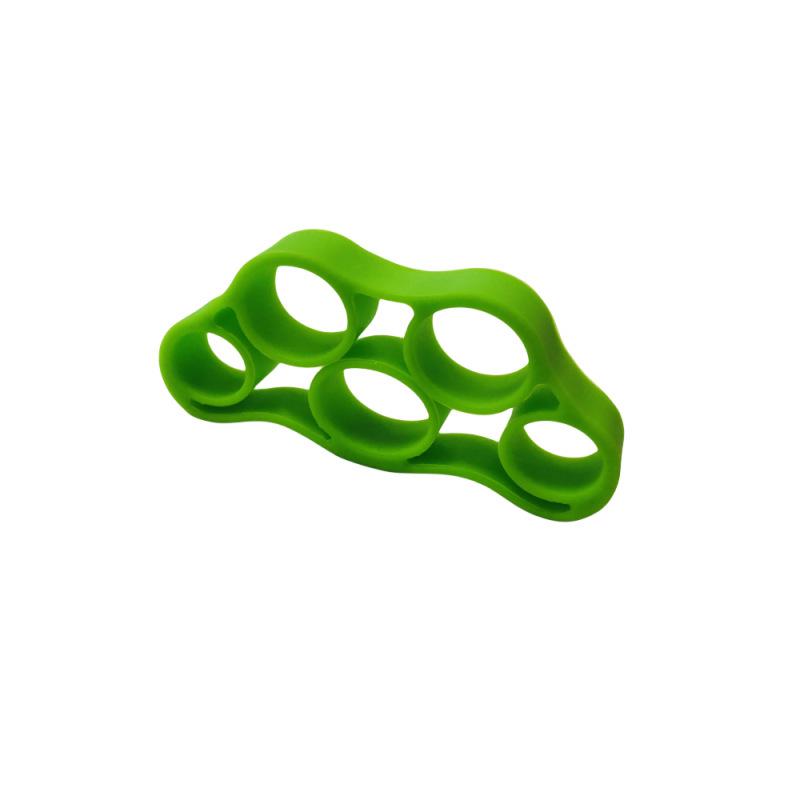 

Силиконовый разделитель пальцев и тренажер для реабилитации кисти зелёный