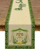 Happy Sukkot Linen Table Runner  Dresser Scarf  Sukkah Etrog Lulav Jewish Festival Holiday Party Kitchen Dining Home Decoration
