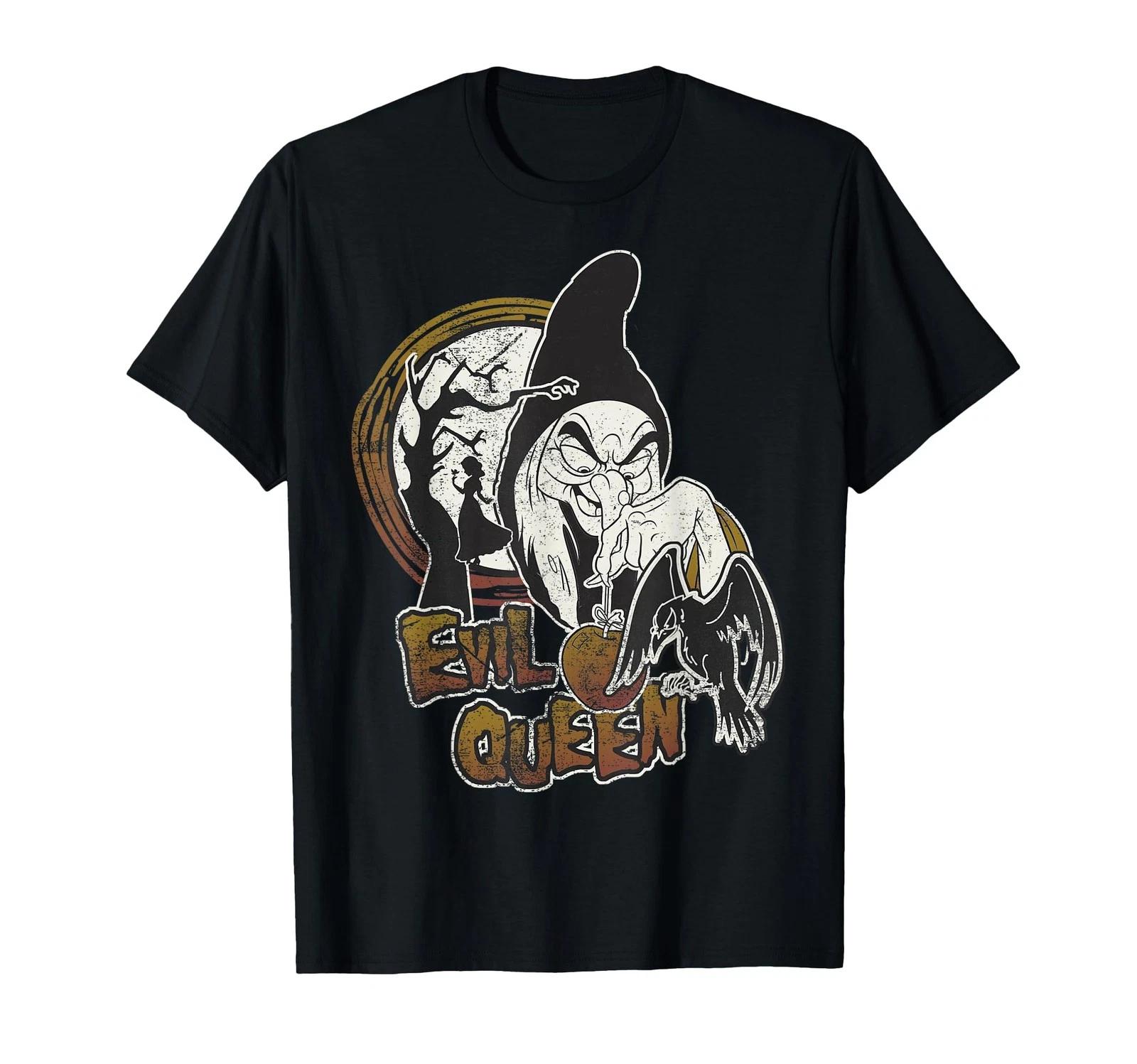 Disney Snow White Halloween Evil Queen Poison Apple Vintage T-Shirt_ 4XL
