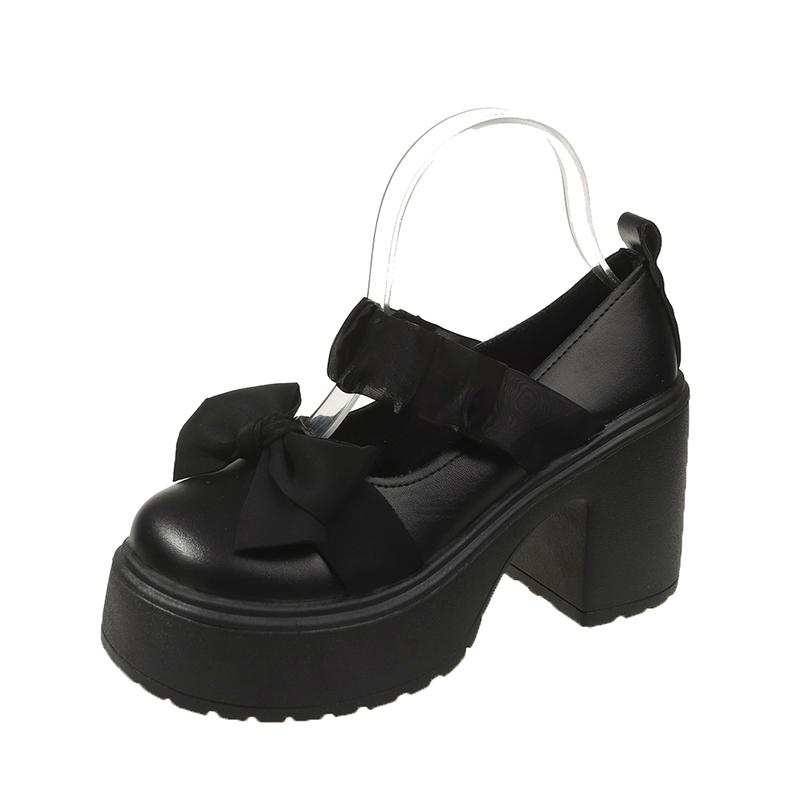 

Новые женские туфли-лодочки с круглым носком и блочным каблуком Туфли в стиле Лолиты Удобные женские туфли Мэри Джейн Ретро-лоферы Слипоны Zapatos Para Mujeres 40