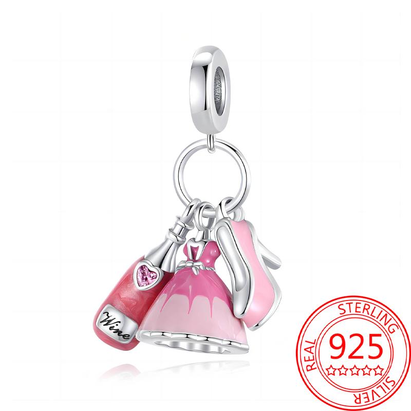 Colecție Nouă Serie de Iarnă Cupru Patinaj Patine Charm-uri Charm-uri Se potrivesc Brățări Dly Coliere Bijuterii Cadouri Fine