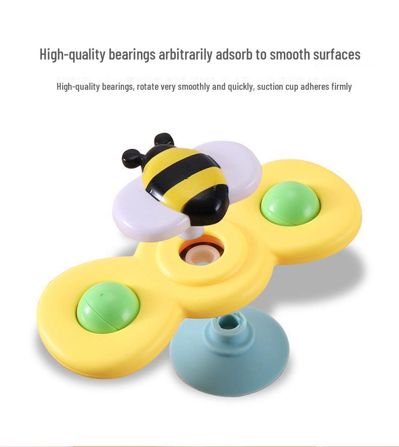 Cross-Border Rotating Insect Flower Spinner for Baby Dining Table