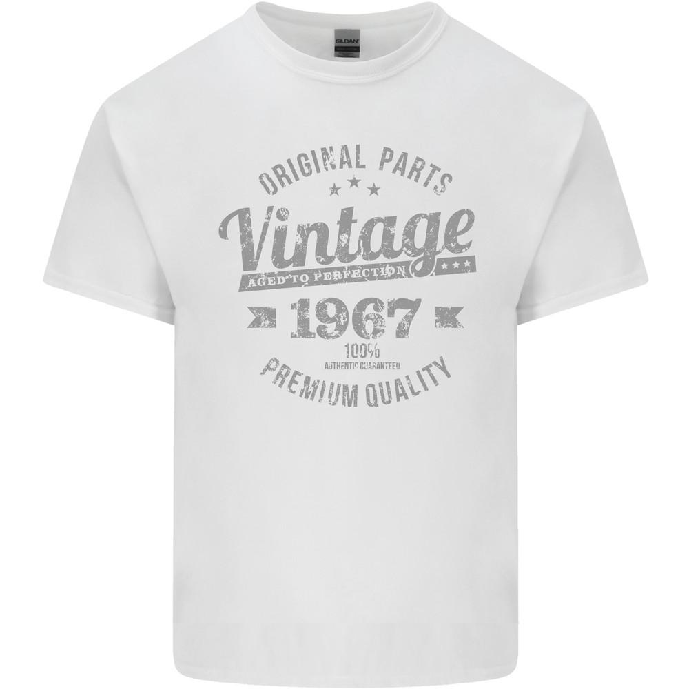 Vintage Year 58th Birthday 1967 Mens Light Cotton T-Shirt White Unisex T-Shirt M