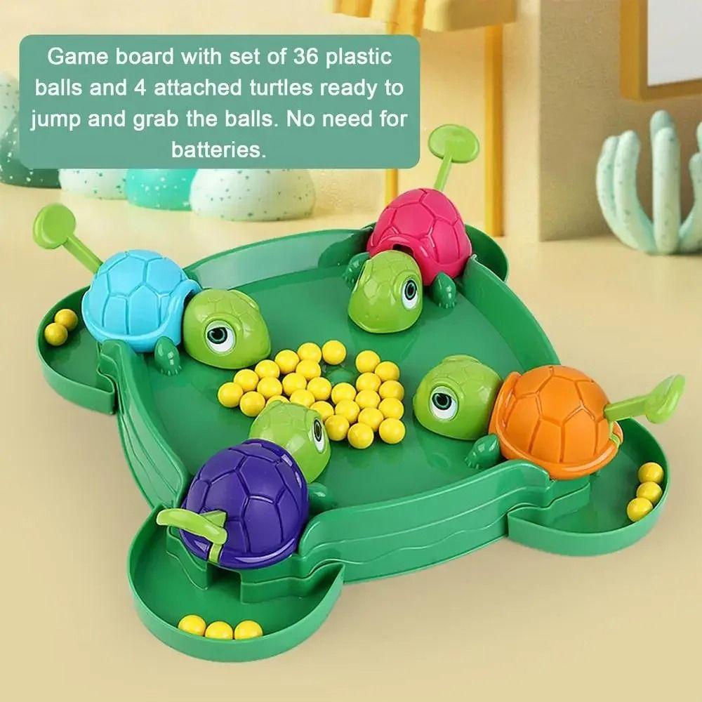 Tabletop Game Hungry Turtle Board Game Portable Puzzle Game Interactive Toys  Party Game