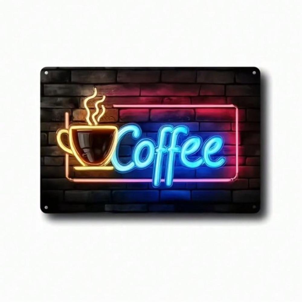 Decorazione Murale in Metallo Retro per Soggiorno 20x30cm