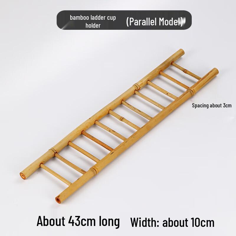 TLAKEHO Bamboo Ladder Cup Holder