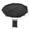 Dog Playpen Bottom Pad Black Color Oxford Fabric Waterproofing Puppy Pen Floor Mat for Home Black 8 Sided