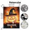 Halloween pearl pumpkin painting handmade diy art bead pearl home decoration painting