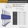 EIGHT TTR-S8 8-Piece Metric Hex Key Set (1.5-8mm)