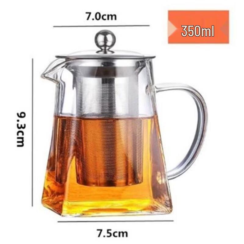 Shangqi Glass Square Tea Dispenser Set