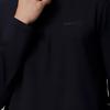Saucony Stand Collar Long Sleeve Solid T-Shirt Men Tops Black SC2240129B-BK01