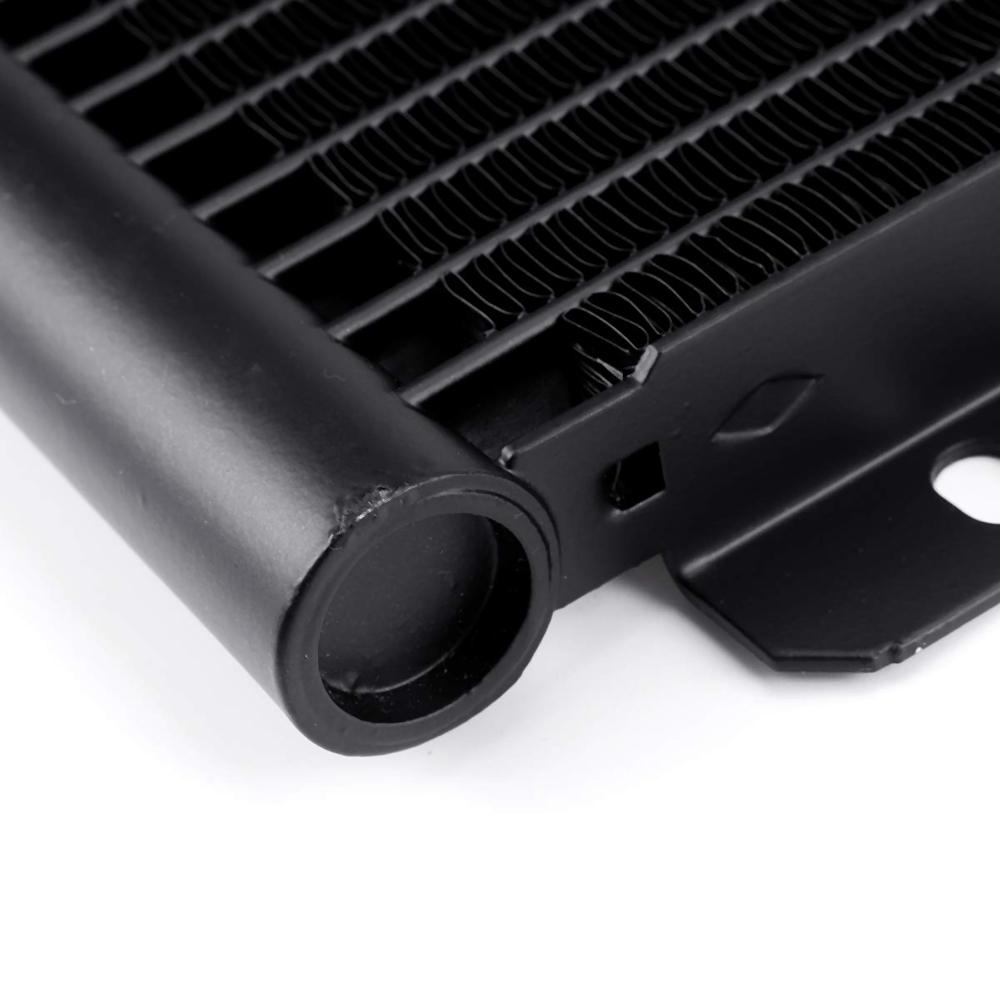 Exclusive 25 Row Universal Oil Cooler Aluminum Transmission Oil Cooler Automatic Stacked Plate Oil Cooler Radiator Car Accessori