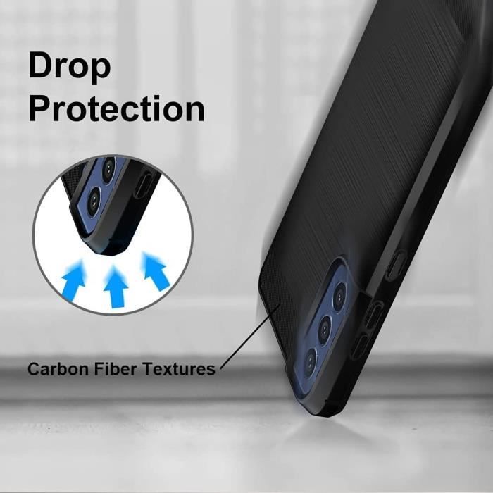 Case - BOOLING - for Samsung S21 FE - Rigid - Elegant - Shockproof Black 6.4"
