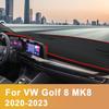 For Volkswagen VW Golf 8 MK8     Car Dashboard Sun Shade Cover Mat trument Desk Non-slip Pads Accessories