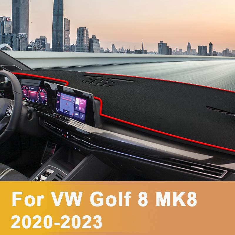 For Volkswagen VW Golf 8 MK8     Car Dashboard Sun Shade Cover Mat trument Desk Non-slip Pads Accessories