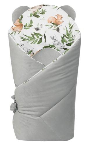 VELVET baby wrap (ash + squirrels)