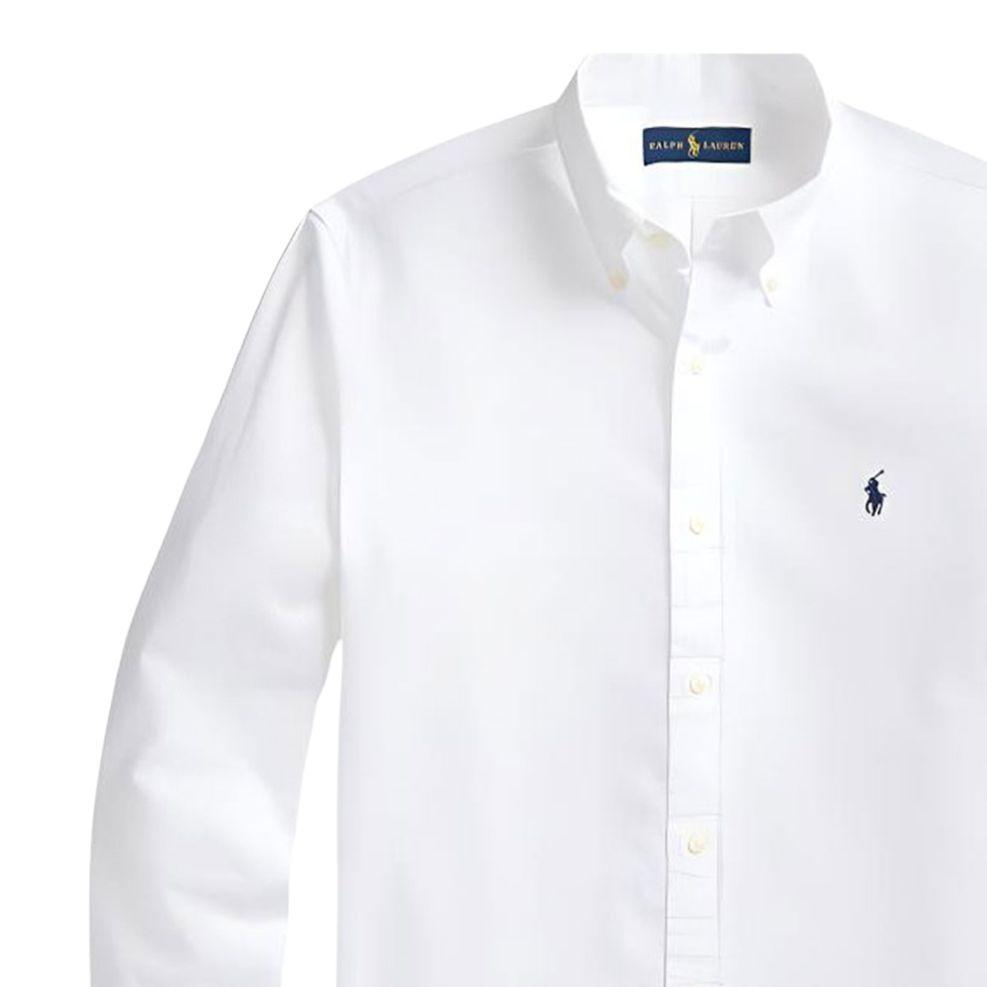 Polo Ralph Lauren Shirts Men's White Pointed Collar Moderate Other 710791844-001