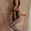 Yiyue Sexy Underwear Sexy One-piece Stockings Net Clothes Large Size Fishing Net Clothes Net Socks Uniform Women's Pajamas
