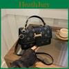 Trendy Retro Fashionable Pu Mini Tote Bag For Everyday Casual Use With Chic Prints