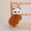 Funny Pulling Rope Capybara Dolls Key Ring Cartoon Capybara Keychain Plush Animal Pendant  Gifts