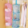 3 Shelf Hanging Storage Net Kids Toy Organizer Bag Bedroom Wall Door Closet