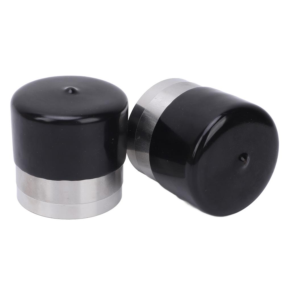 2 Stück Anhänger Radlager Schutz Edelstahl Radnabenlager Mittelabdeckung 1,980 Zoll Durchmesser Anhänger