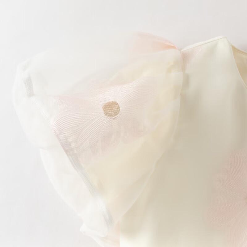 DAVE & BELLA Sommerkleid für Mädchen mit Blumenmuster und Prinzessinnen-Stil